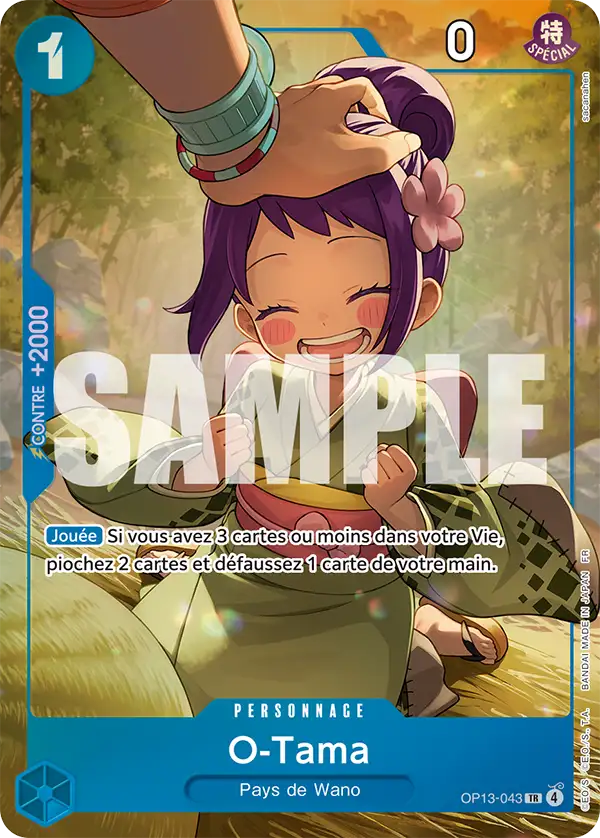 Carte Otama OP13-043_p1 Treasure Rare OP15-EB04 — One Piece TCG (Bandai)