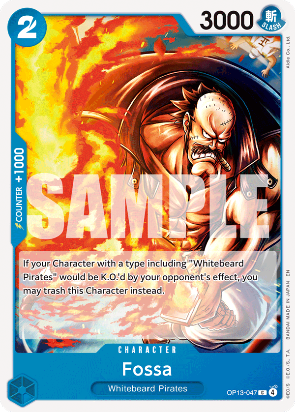 Carte Fossa OP13-047 Common — One Piece TCG OP-13 Carrying on His Will (Bandai)
