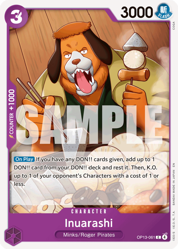 Carte Caborage OP13-061 Common — One Piece TCG OP-13 (Bandai)
