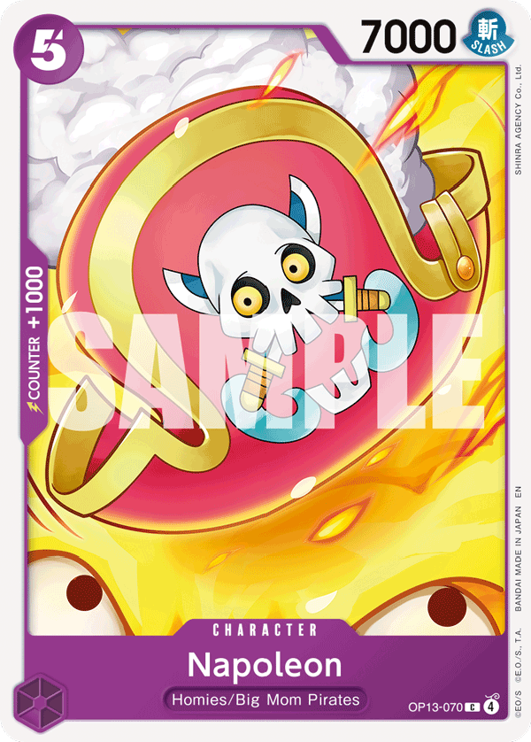 Carte Napoléon OP13-070 Common — One Piece TCG OP-13 Carrying on His Will (Bandai)