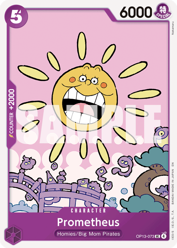Carte Prométhée OP13-073 Uncommon — One Piece TCG OP-13 Carrying on His Will (Bandai)