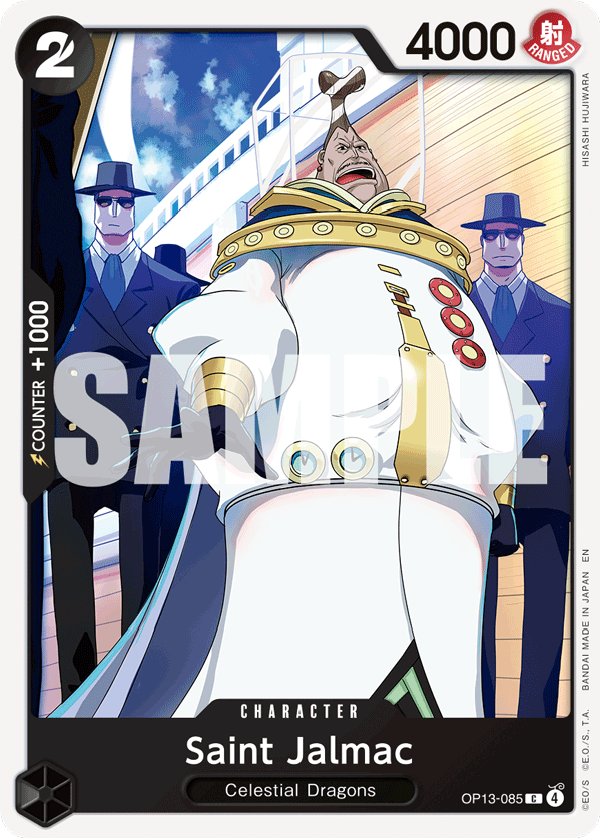 Carte Saint Jalmack OP13-085 Common — One Piece TCG OP-13 Carrying on His Will (Bandai)