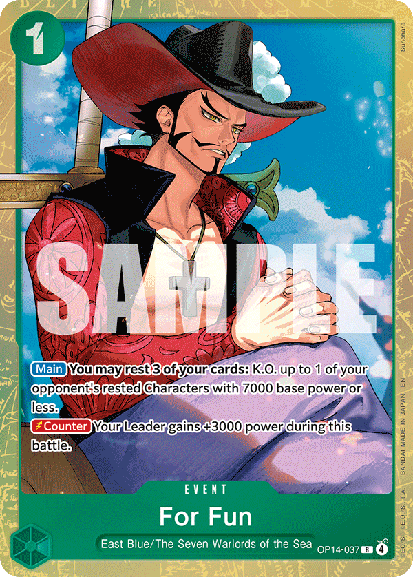Carte For Fun OP14-037_p1 Rare Alt Art — One Piece TCG OTHER One Piece Products (Bandai)