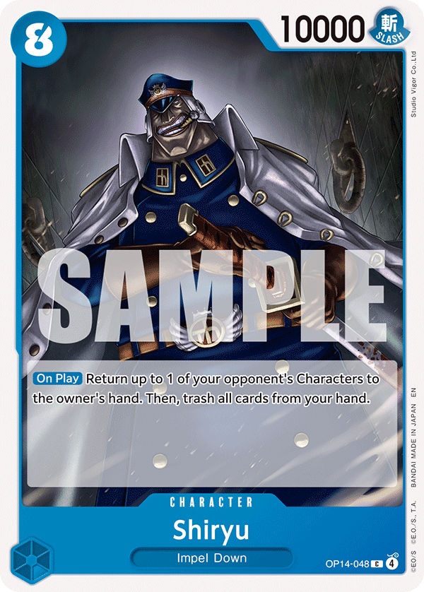 Carte Shiliew OP14-048 Common — One Piece TCG OP14-EB04 The Azure Sea's Seven (Bandai)