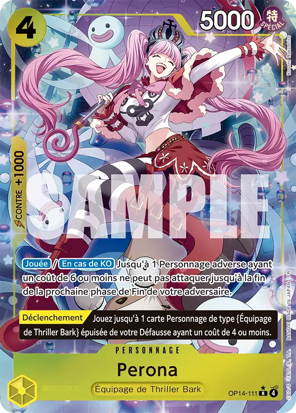 Carte Perona OP14-111_p1 Rare OP14-EB04 — One Piece TCG (Bandai)