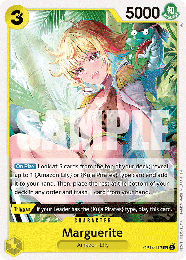 Carte Margaret OP14-113 Uncommon — One Piece TCG OP14-EB04 (Bandai)