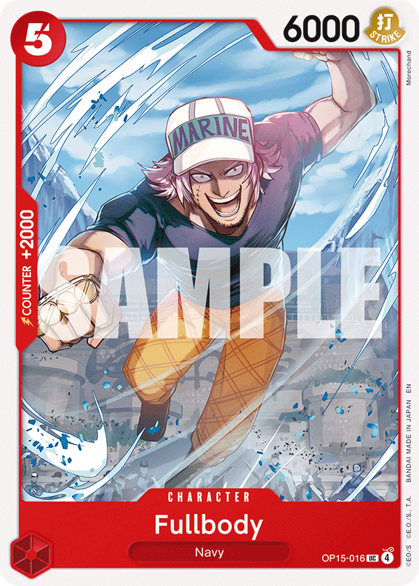Carte Fullbody OP15-016 Uncommon — One Piece TCG OP15-EB04 Adventure on Kami's Island (Bandai)