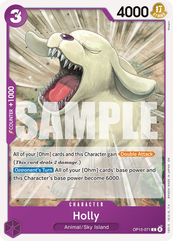 Carte Holly OP15-071 Common — One Piece TCG OP15-EB04 Adventure on Kami's Island (Bandai)