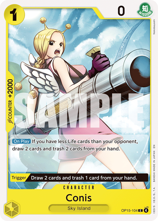 Carte Conis OP15-104 Common — One Piece TCG OP15-EB04 Adventure on Kami's Island (Bandai)