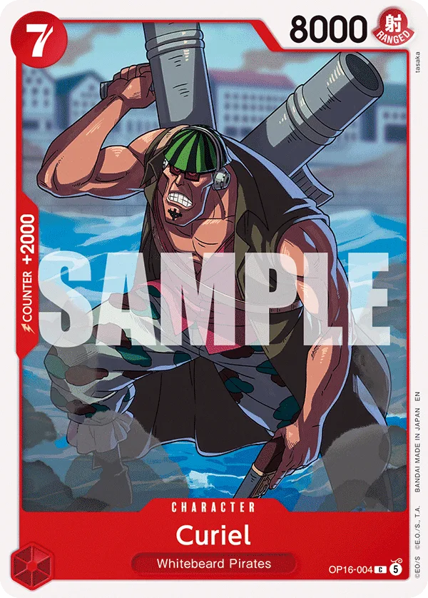 Carte Curiel OP16-004 Common — One Piece TCG OP-16 BOOSTER PACK -THE TIME OF BATTLE- (Bandai)
