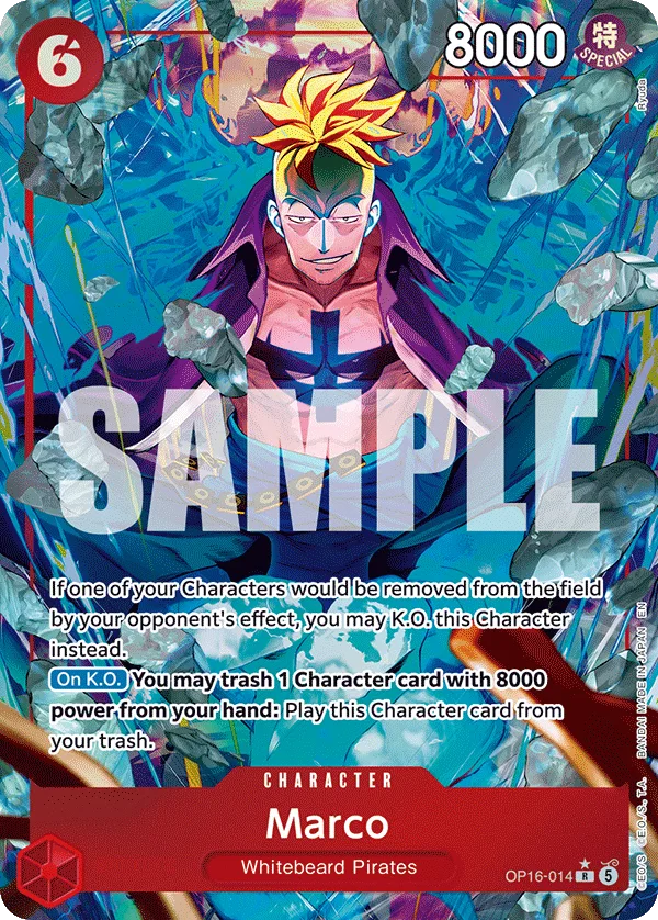 Carte Marco OP16-014_p1 Rare Alt Art — One Piece TCG OP-16 BOOSTER PACK -THE TIME OF BATTLE- (Bandai)