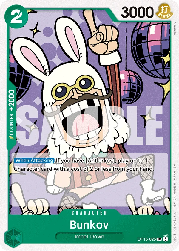 Carte Lapikov OP16-025 Uncommon — One Piece TCG OP-16 BOOSTER PACK -THE TIME OF BATTLE- (Bandai)