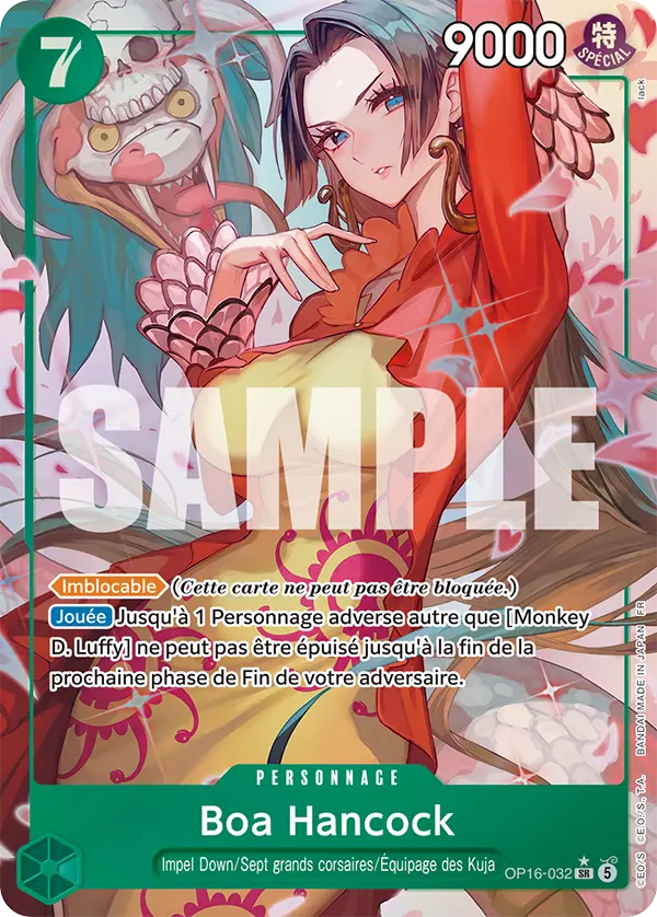 Carte Boa Hancock OP16-032_p1 Super Rare OP-16 — One Piece TCG (Bandai)
