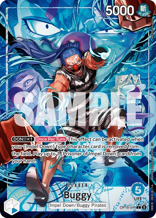 Carte Baggy OP16-041_p1 Leader — One Piece TCG OP-16 (Bandai)