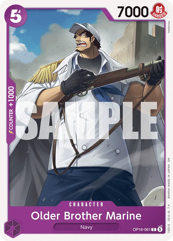 Carte Frère aîné, soldat de la Marine OP16-061 Common — One Piece TCG OP-16 (Bandai)