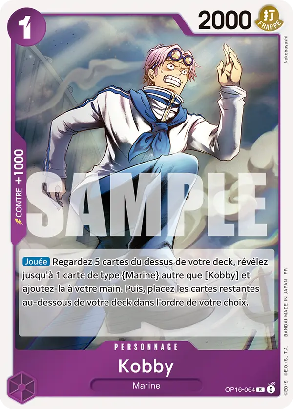 Carte Koby OP16-064 TR (FR) OP16-064 TR — One Piece TCG (Bandai)