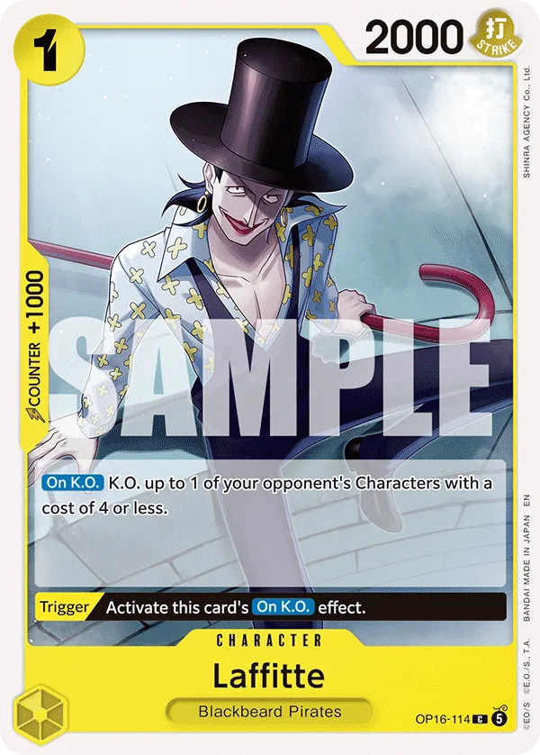 Carte Laffitte OP16-114 Common — One Piece TCG OP-16 BOOSTER PACK -THE TIME OF BATTLE- (Bandai)