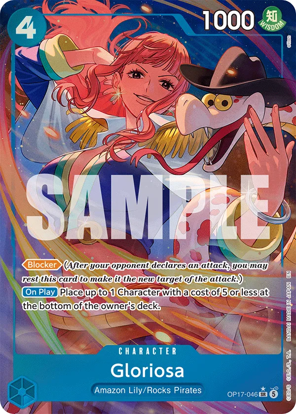 Carte Gloriosa OP17-046_p1 Super Rare — One Piece TCG OP-17 (Bandai)