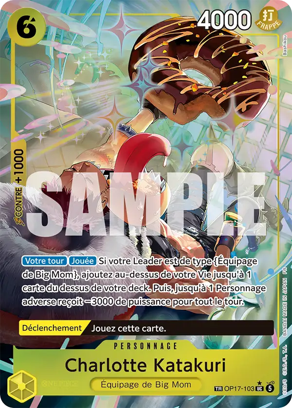 Carte Charlotte Katakuri OP17-103_p1 Uncommon — One Piece TCG OP-17 (Bandai)