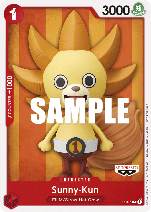 Carte Sunny-Kun P-015 Promo — One Piece TCG PROMO Promos (Bandai)