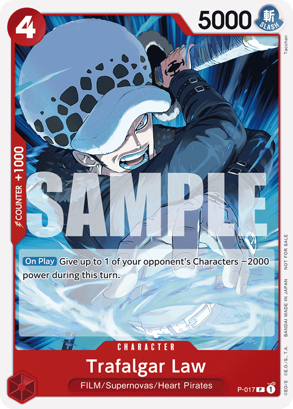Carte Trafalgar Law P-017_p1 Promo Alt Art — One Piece TCG PROMO Promos (Bandai)