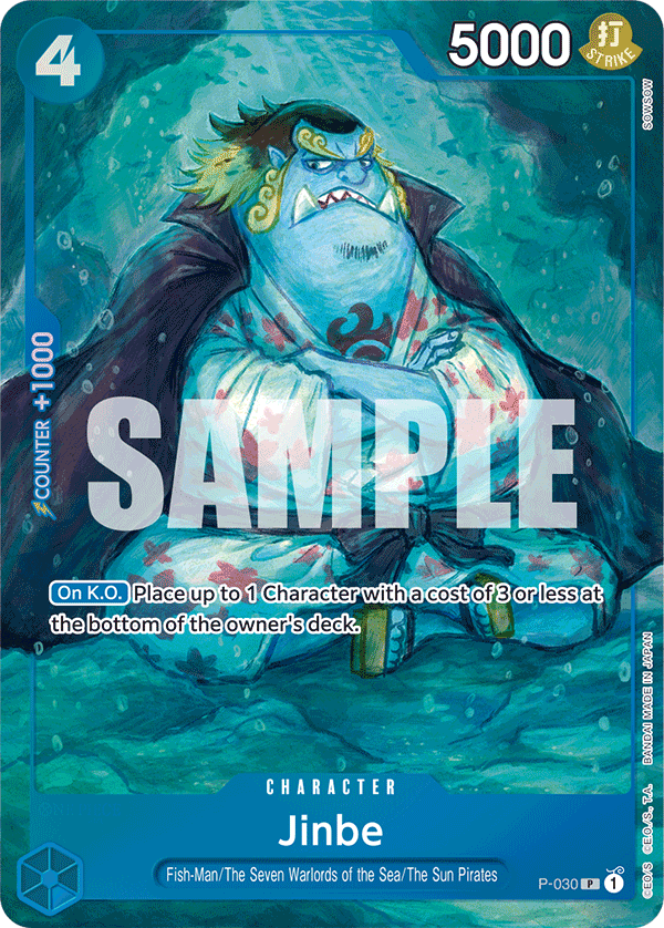 Carte Jinbe P-030_p3 Promo Alt Art — One Piece TCG OTHER One Piece Products (Bandai)