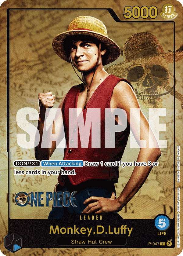 Carte Monkey.D.Luffy P-047_p1 Promo Alt Art — One Piece TCG OTHER One Piece Products (Bandai)