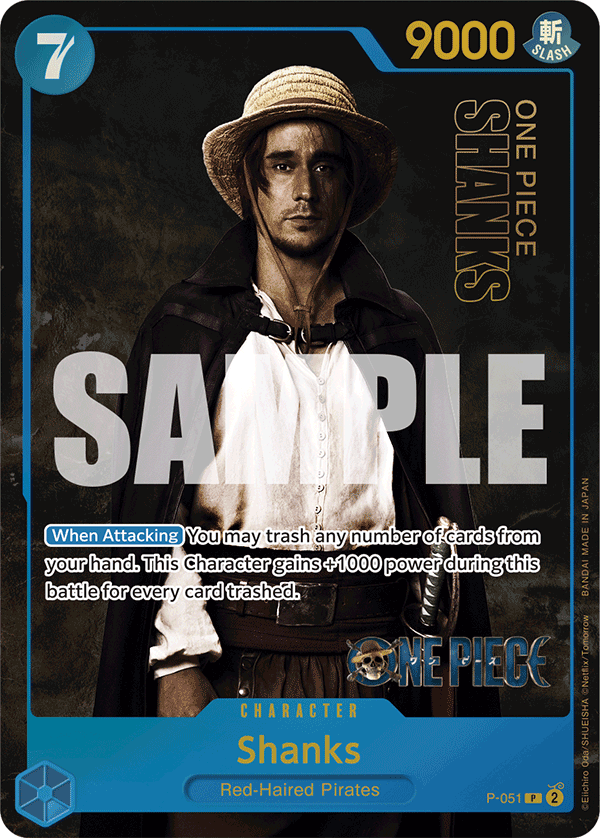 Carte Shanks P-051_p1 Promo Alt Art — One Piece TCG OTHER One Piece Products (Bandai)