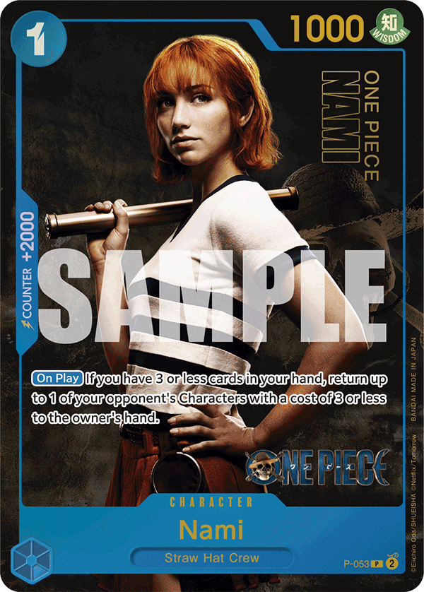 Carte Nami P-053_p4 Promo Alt Art — One Piece TCG OTHER One Piece Products (Bandai)