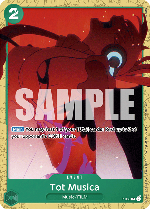 Carte Tot Musica P-060 Promo — One Piece TCG PROMO Promos (Bandai)
