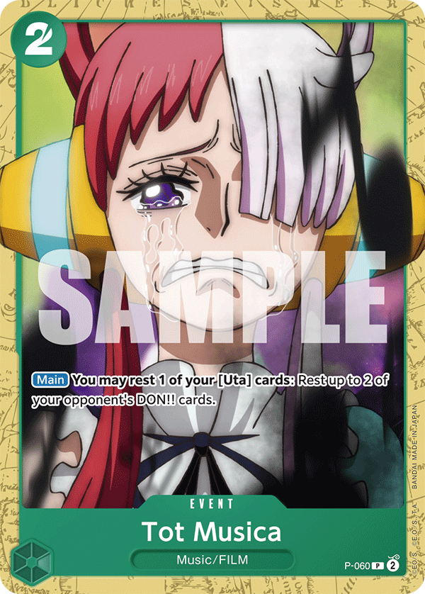 Carte Tot Musica P-060_p1 Promo — One Piece TCG ST-16 (Bandai)