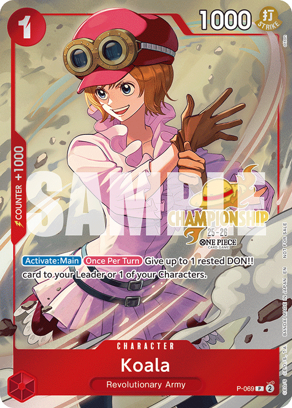 Carte Koala P-069_p1 Promo Alt Art — One Piece TCG PROMO Promos (Bandai)