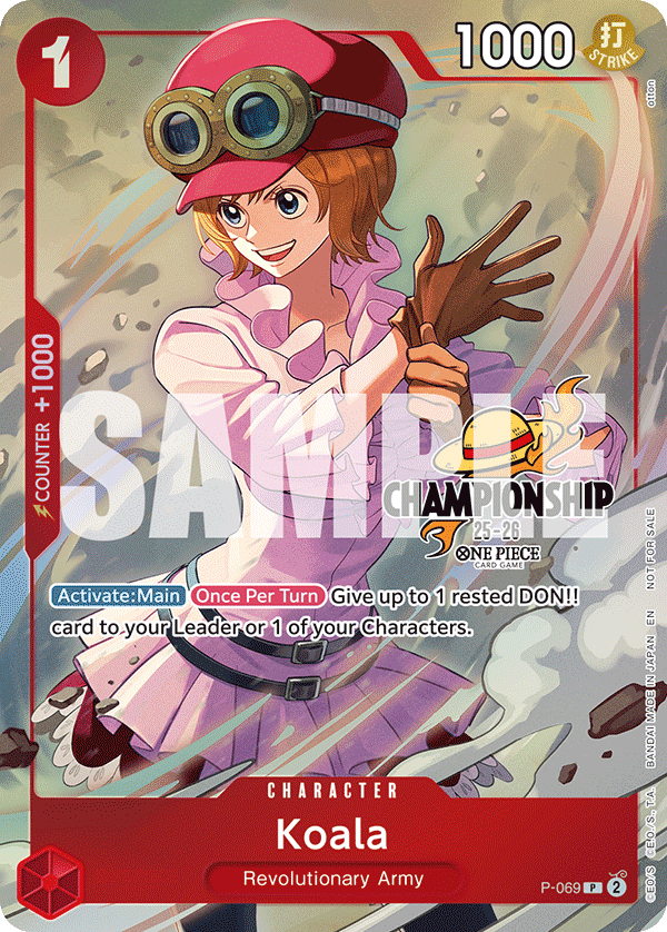 Carte Koala P-069_p2 Promo Alt Art — One Piece TCG PROMO Promos (Bandai)