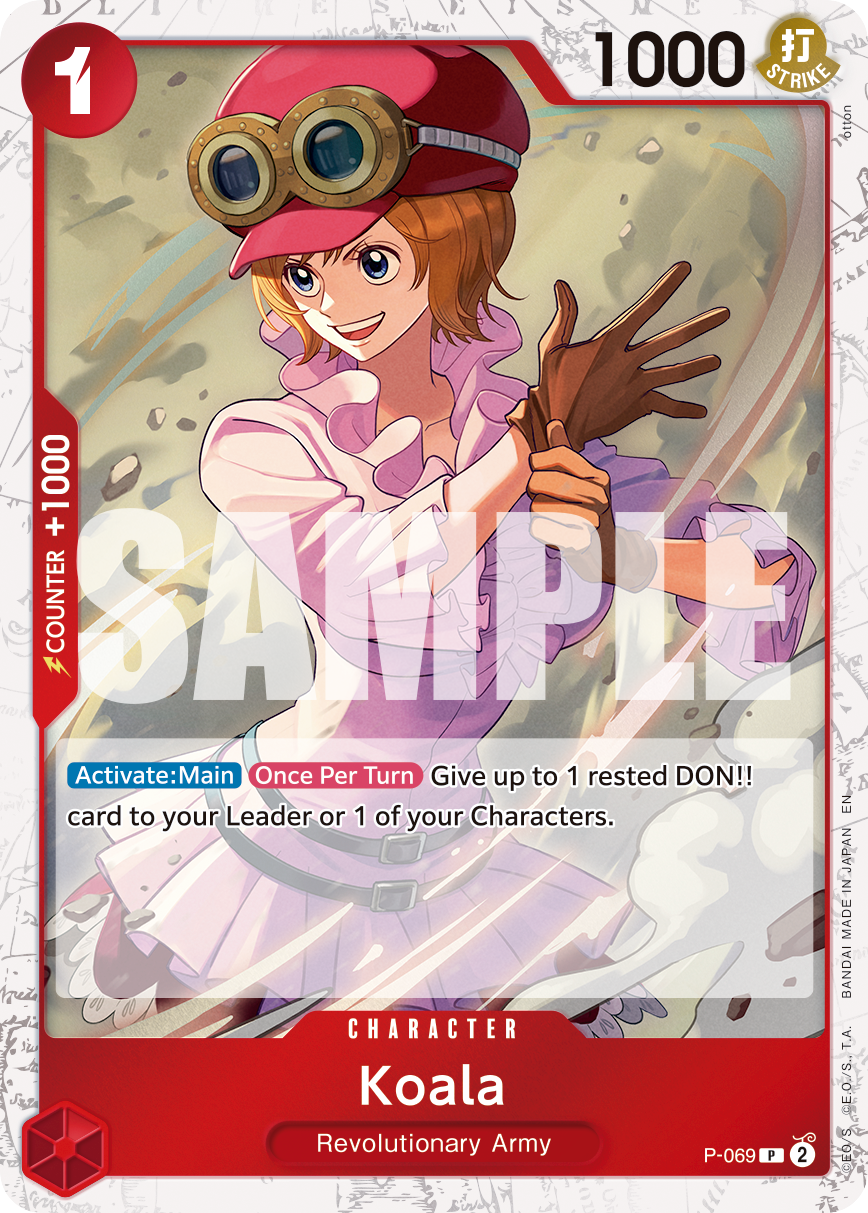 Carte Koala P-069_p3 Promo Alt Art — One Piece TCG PRB-02 The Best Vol. 2 (Bandai)