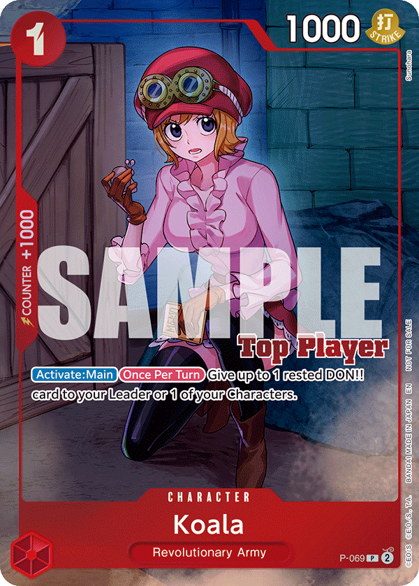 Carte Koala P-069_p4 Promo Alt Art — One Piece TCG PROMO Promos (Bandai)