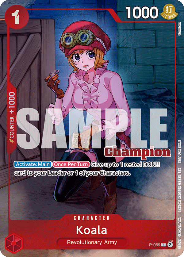 Carte Koala P-069_p6 Promo Alt Art — One Piece TCG PROMO Promos (Bandai)