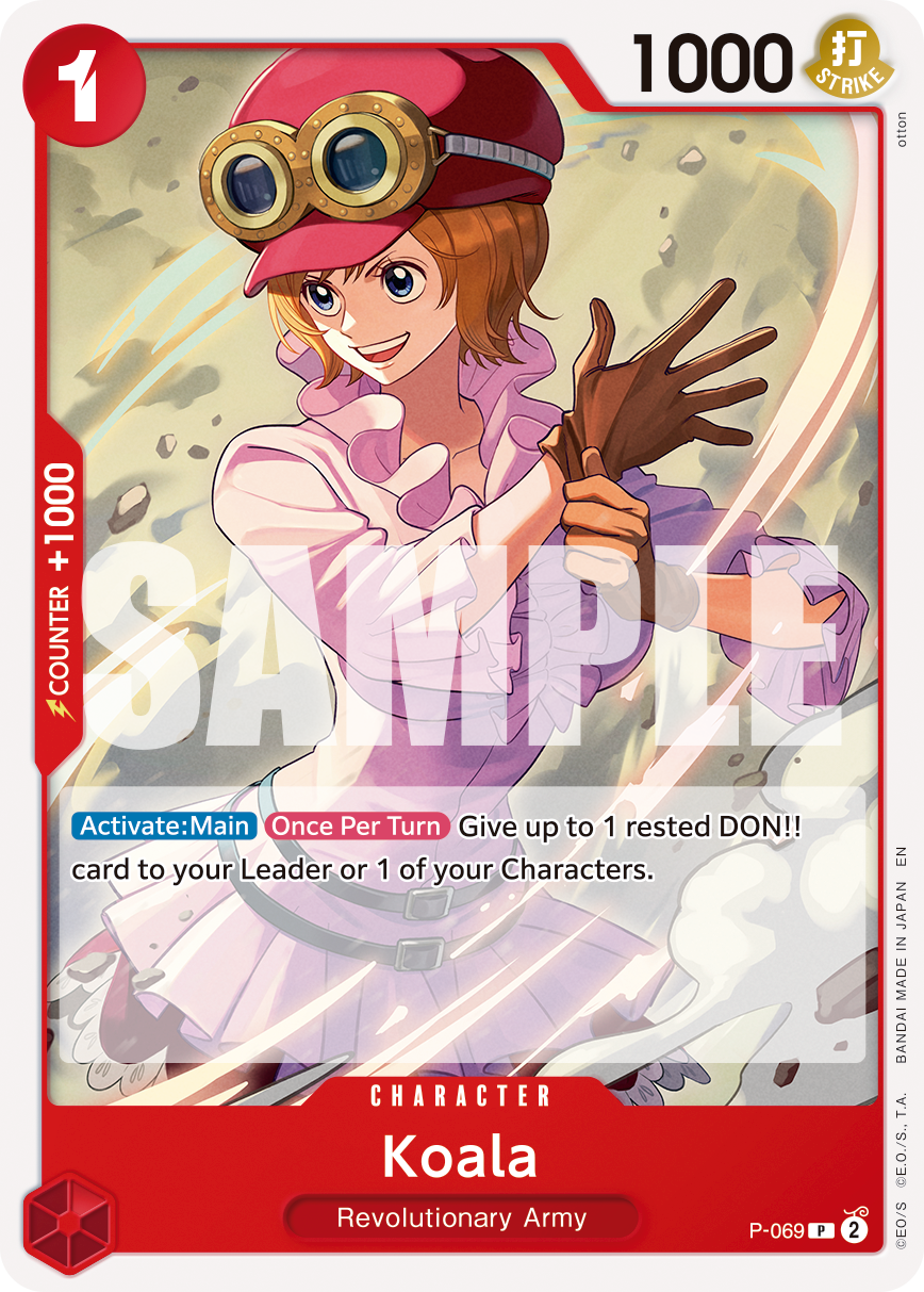 Carte Koala P-069_r1 Promo Serial — One Piece TCG PRB-02 The Best Vol. 2 (Bandai)