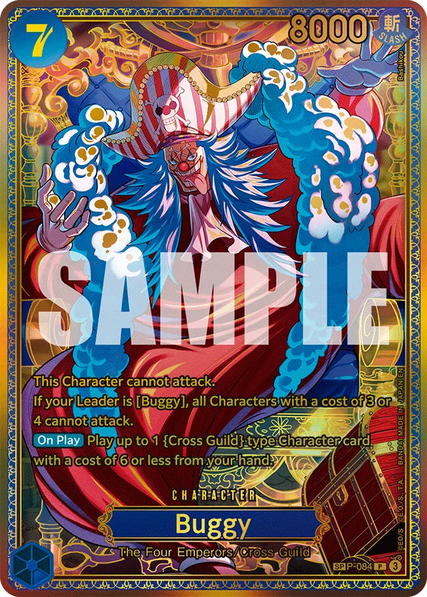 Carte Baggy P-084_p1 Special Parallel Alt-Art — One Piece TCG OP-17 BOOSTER PACK -THE WORLD’S STRONGEST WARRIORS- (Bandai, 2026-08-28)