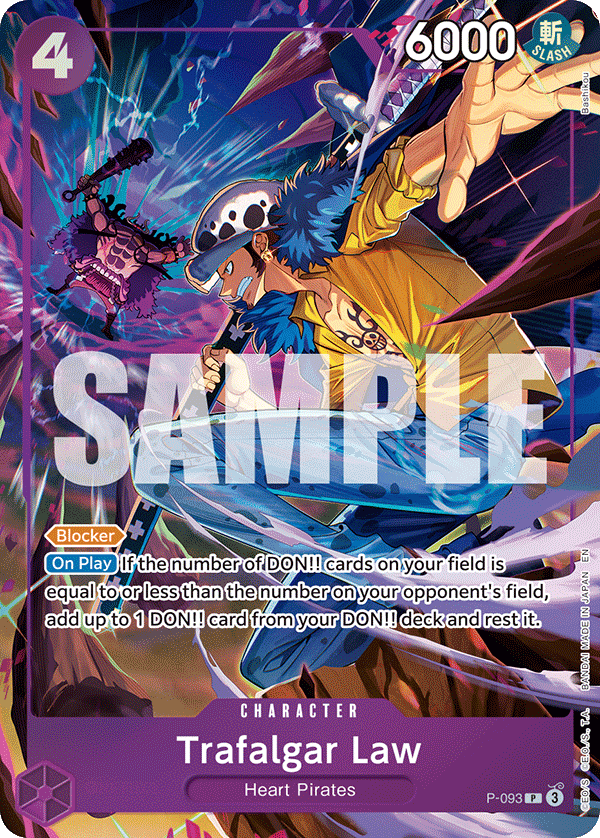 Carte Trafalgar Law P-093 Promo — One Piece TCG OTHER One Piece Products (Bandai)