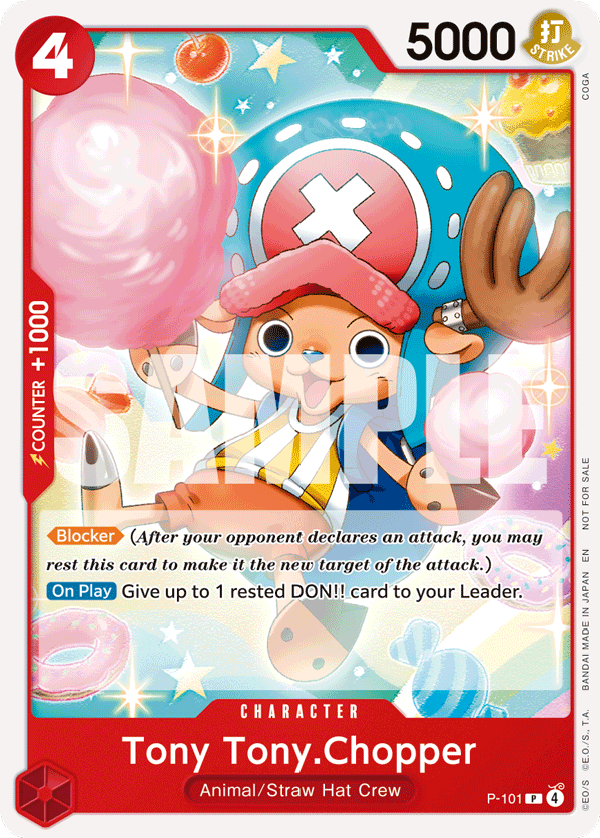 Carte Tony-Tony Chopper P-101 Promo — One Piece TCG PROMO Promos (Bandai)