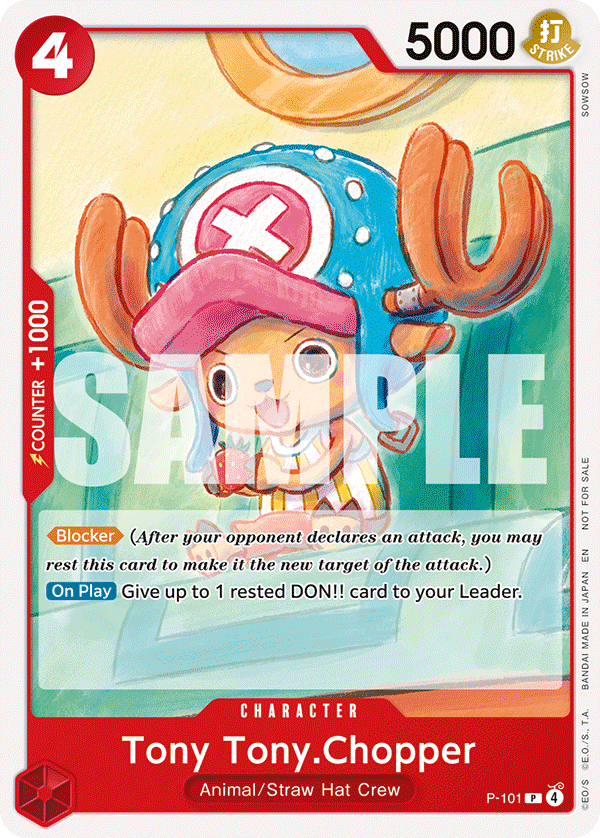 Carte Tony Tony.Chopper P-101_p1 Promo Alt Art — One Piece TCG PROMO Promos (Bandai)