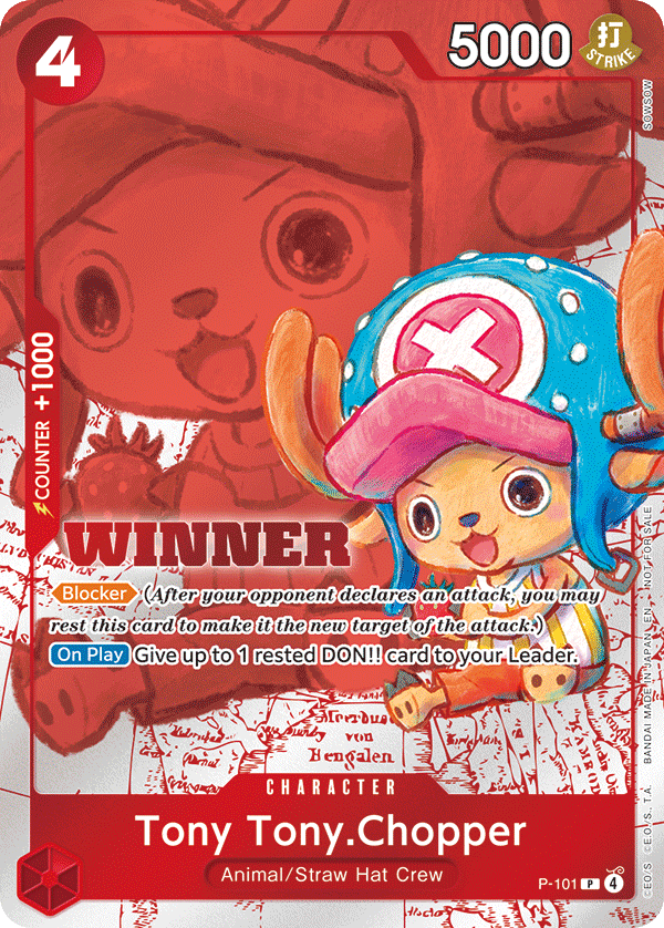 Carte Tony Tony.Chopper P-101_p2 Promo Alt Art — One Piece TCG PROMO Promos (Bandai)