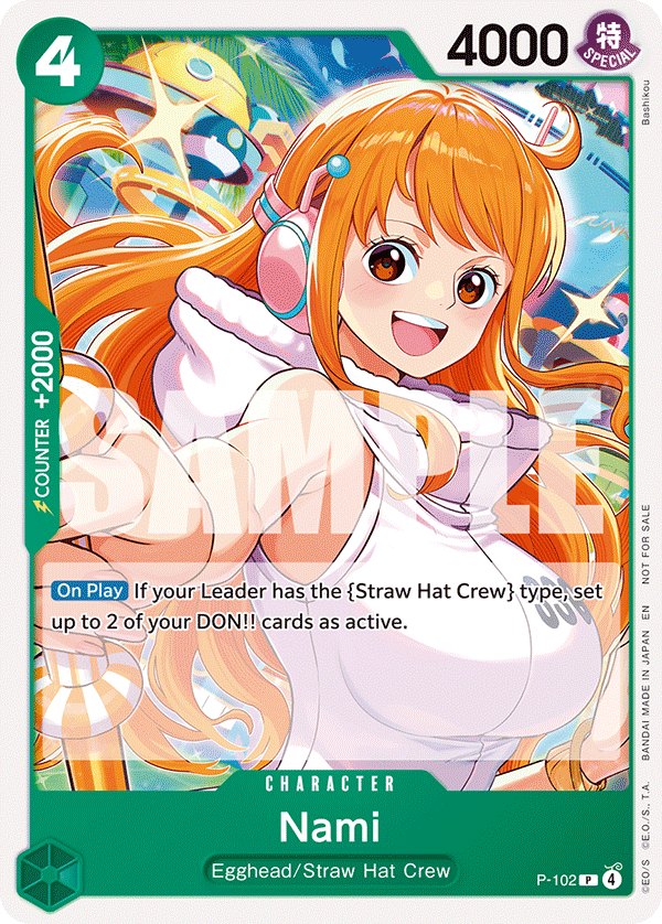 Carte Nami P-102_p1 Promo Alt Art — One Piece TCG PROMO Promos (Bandai)