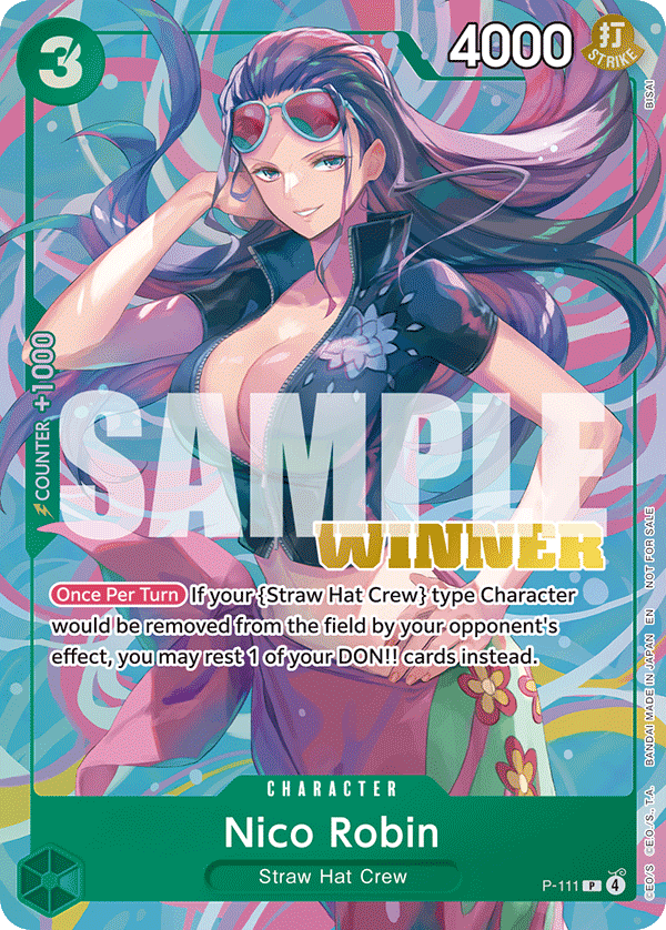 Carte Nico Robin P-111_p1 Promo Alt Art — One Piece TCG PROMO Promos (Bandai)