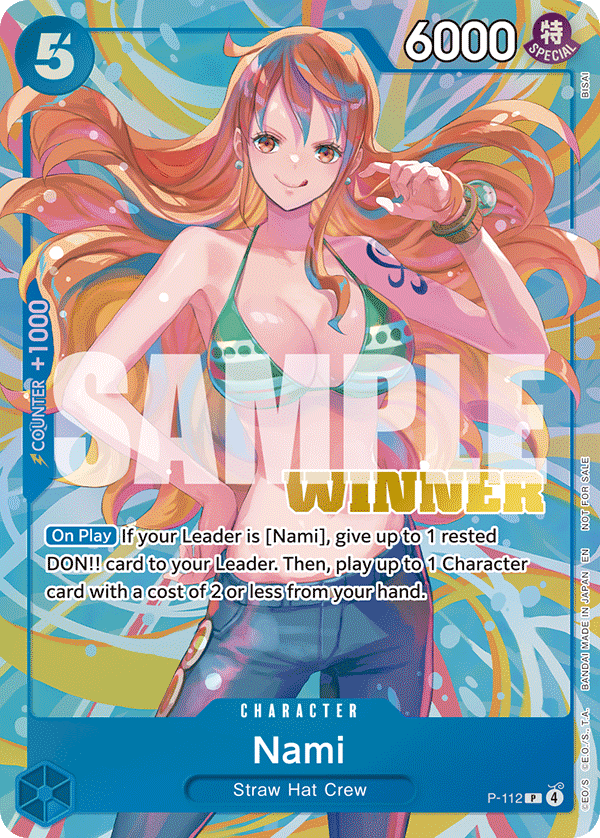 Carte Nami P-112_p1 Promo Alt Art — One Piece TCG PROMO Promos (Bandai)