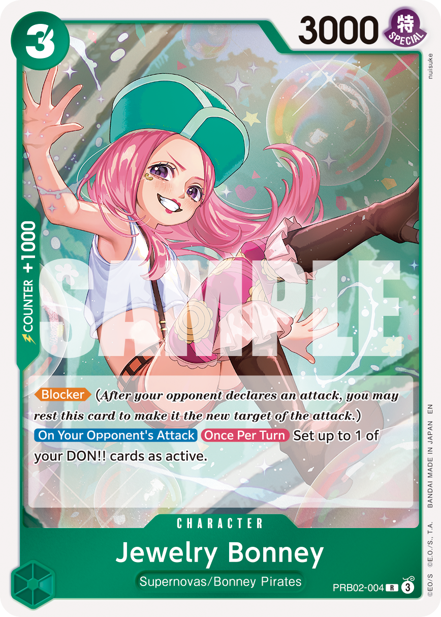 Carte Jewelry Bonney PRB02-004 Rare — One Piece TCG PRB-02 The Best Vol. 2 (Bandai)
