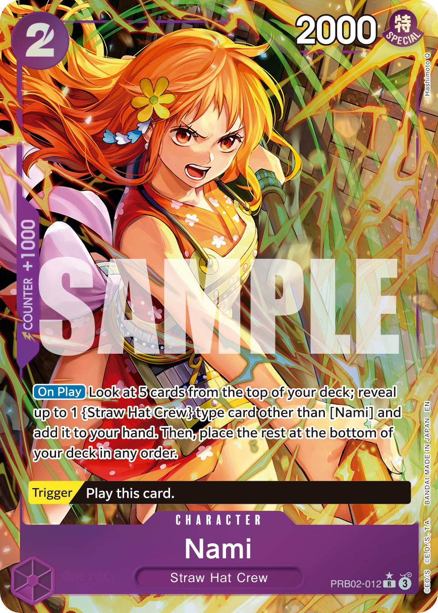 Carte Nami PRB02-012_p1 Rare Alt Art — One Piece TCG PRB-02 The Best Vol. 2 (Bandai)