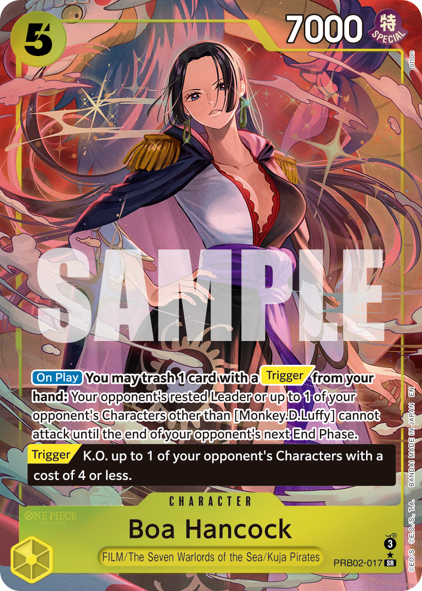 Carte Boa Hancock PRB02-017_p1 Super Rare Alt Art — One Piece TCG PRB-02 The Best Vol. 2 (Bandai)