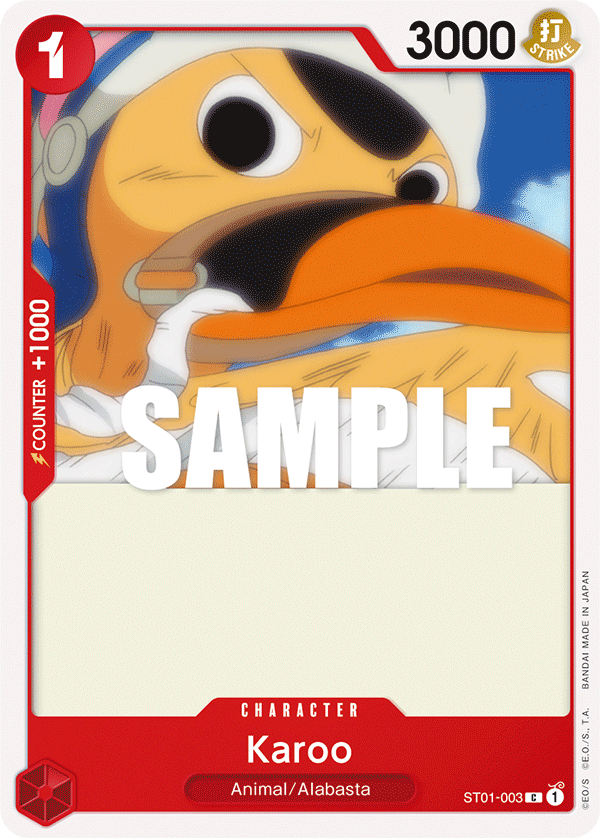 Carte Karoo ST01-003 Common — One Piece TCG ST-01 (Bandai)