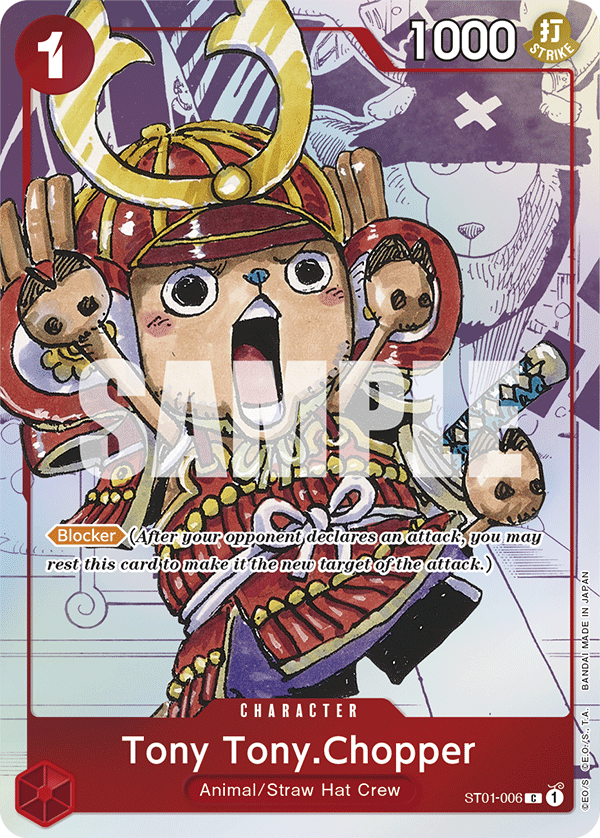 Carte Tony-Tony Chopper ST01-006_p2 Common Alt Art — One Piece TCG OTHER One Piece Products (Bandai)